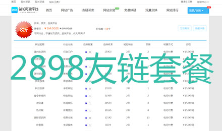 2898平臺友鏈套餐商品大促銷是新站的不二首選
