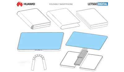 華為手機新專利曝光：采用可折疊顯示屏