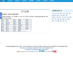 天氣預(yù)報信息