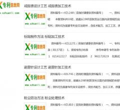 X專(zhuān)利信息網(wǎng)